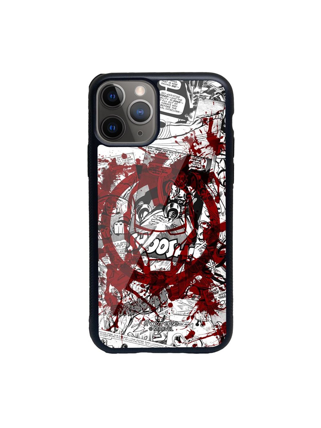 Macmerise Red Printed Iphone 11 Pro Max Back Case Price in India