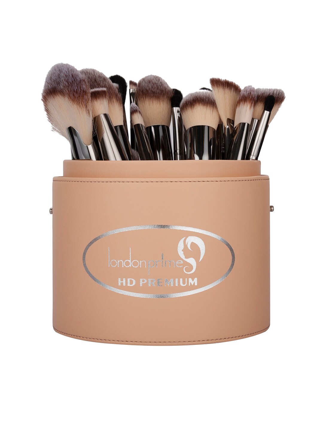 LONDONPRIME Peach-Colored Solid Cylinder-Shaped Brush Organiser Price in India