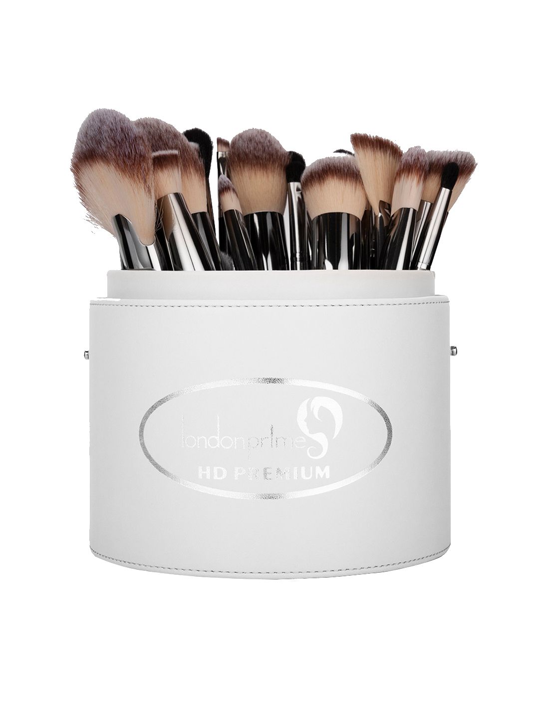 LONDONPRIME White Solid Cylinder-Shaped Brush Organiser Price in India