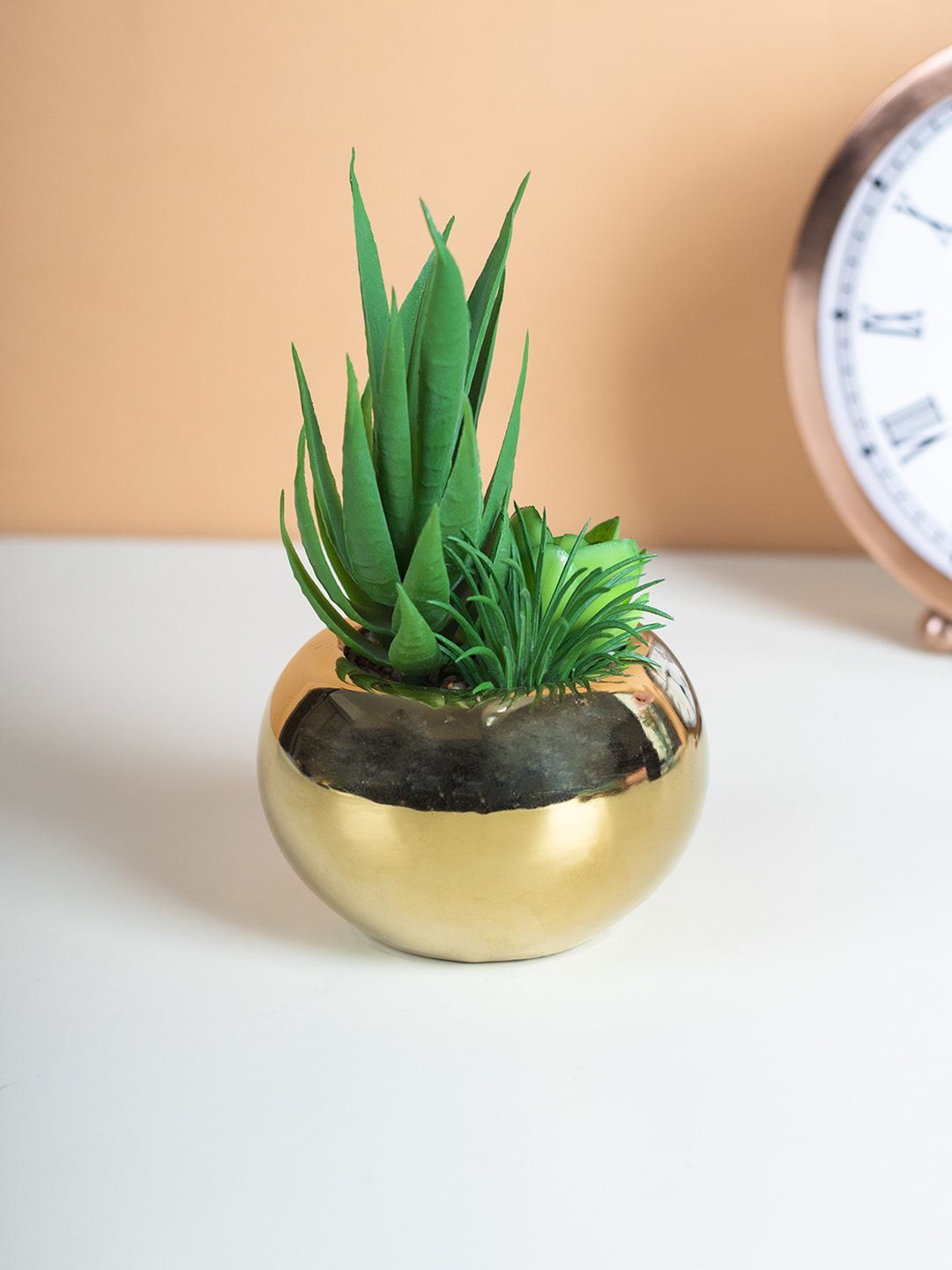 MARKET99 Golden Artificial Plant With Pot Price in India