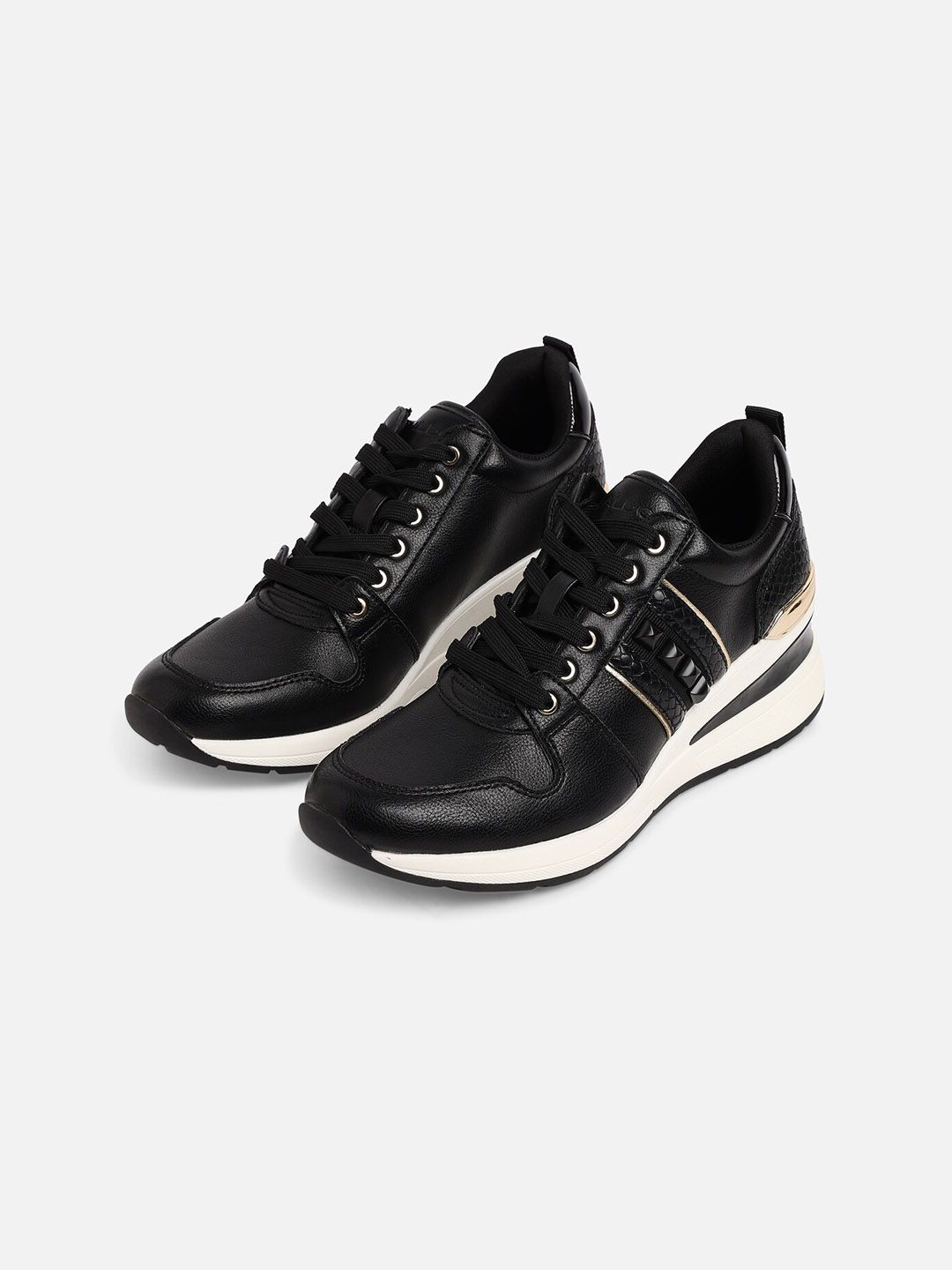 ALDO Women Black Sneakers Price in India