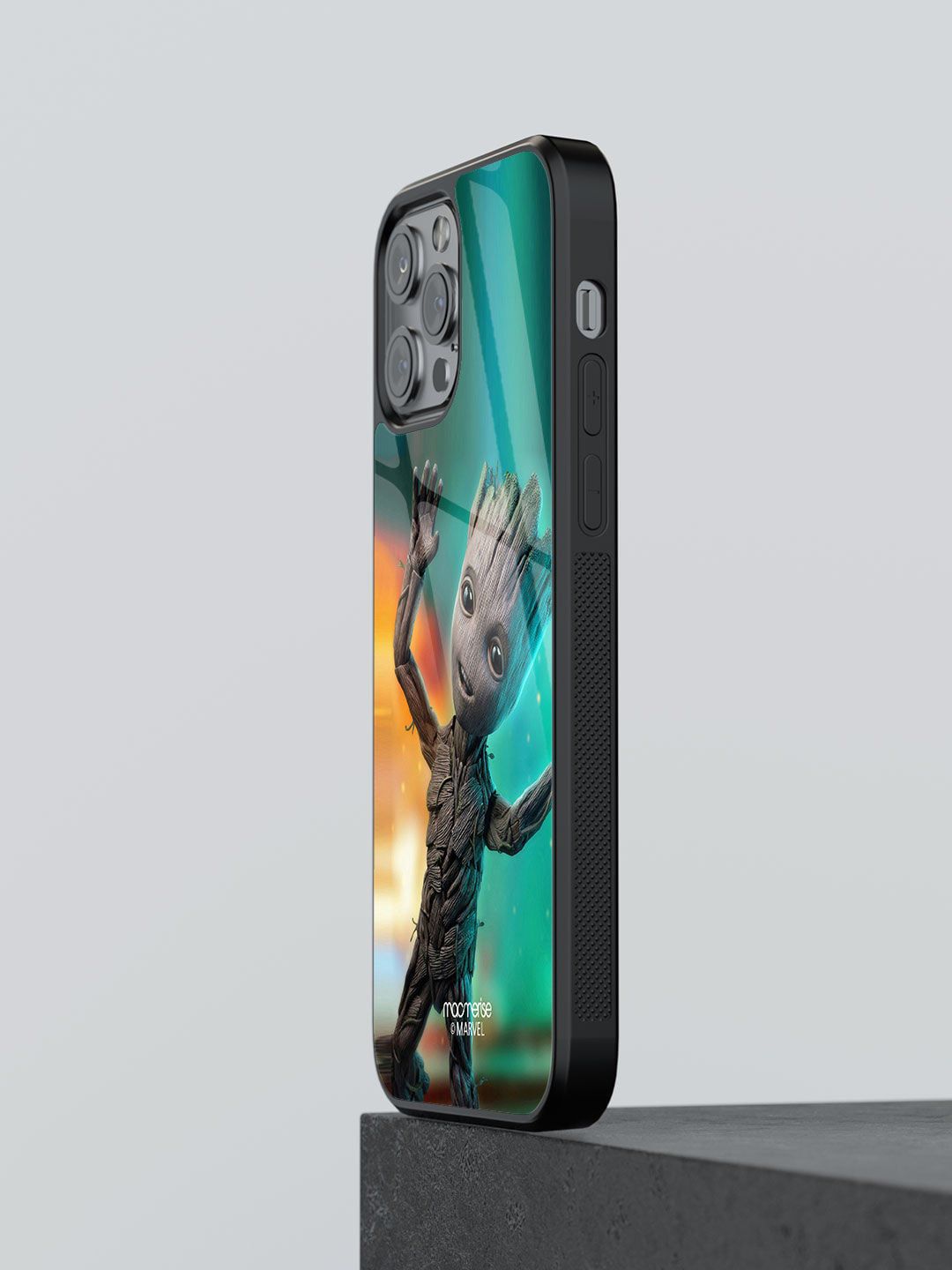 macmerise Green & Grey Printed iPhone 12 Pro Max Phone Cases Price in India