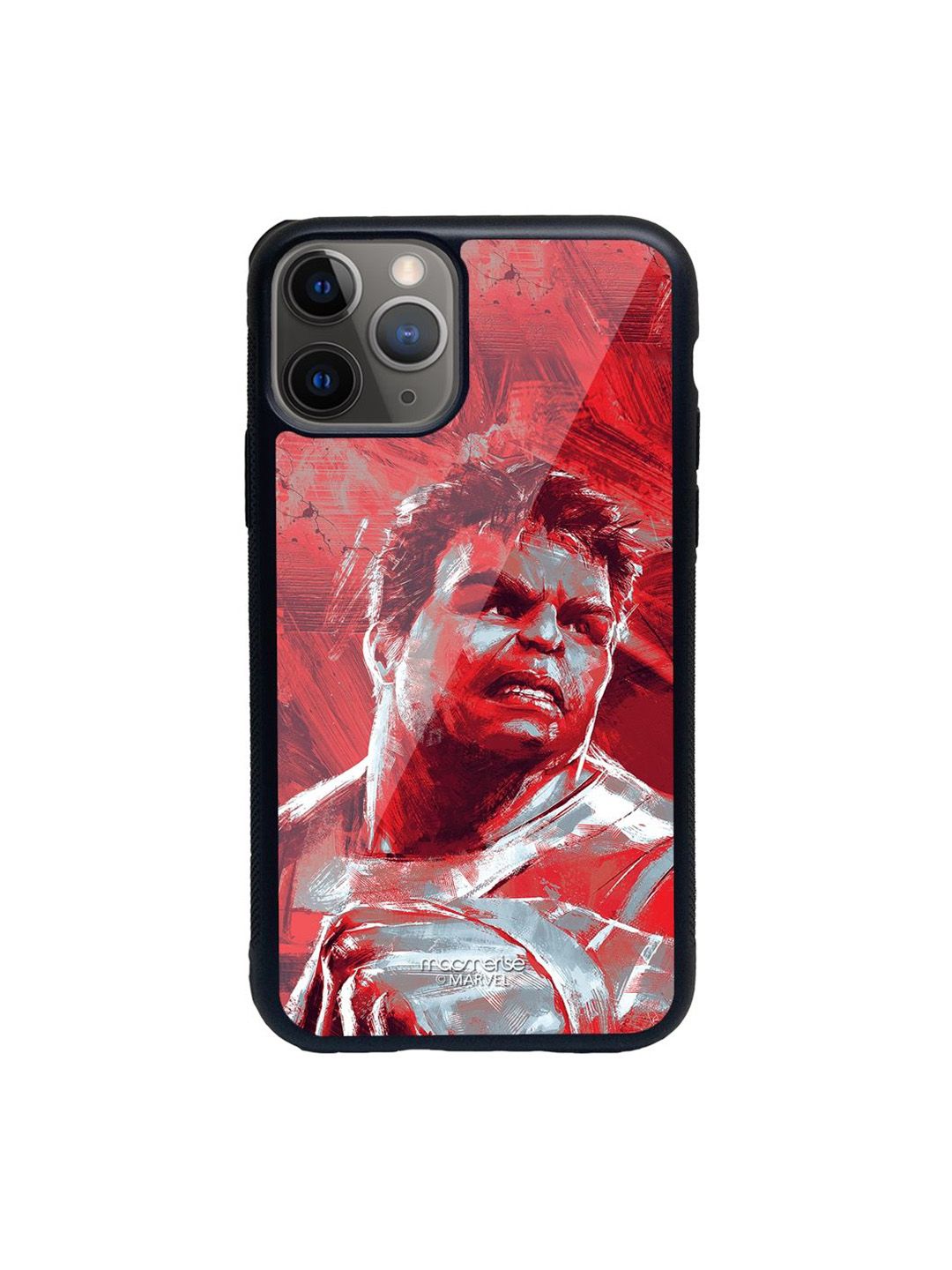 macmerise Red Hulk Printed iPhone 11 Pro Max Back Case Price in India