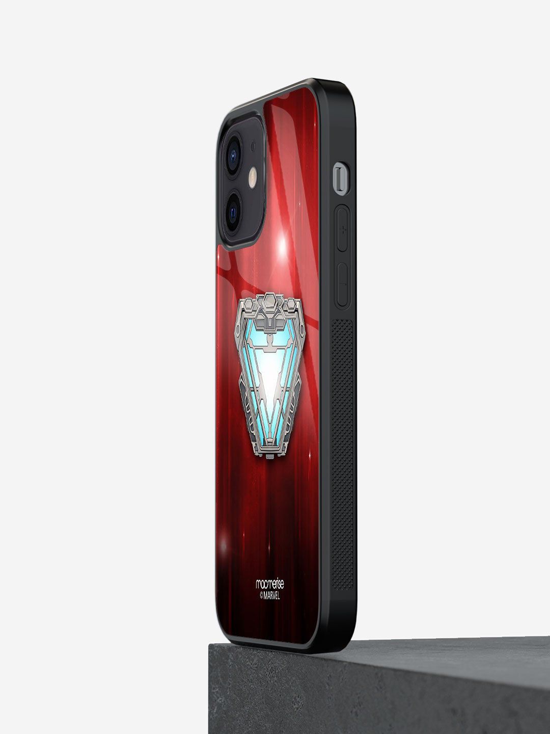 macmerise Red And Black Iron Man Infinity iPhone 12 Mini Mobile Phone Case Price in India