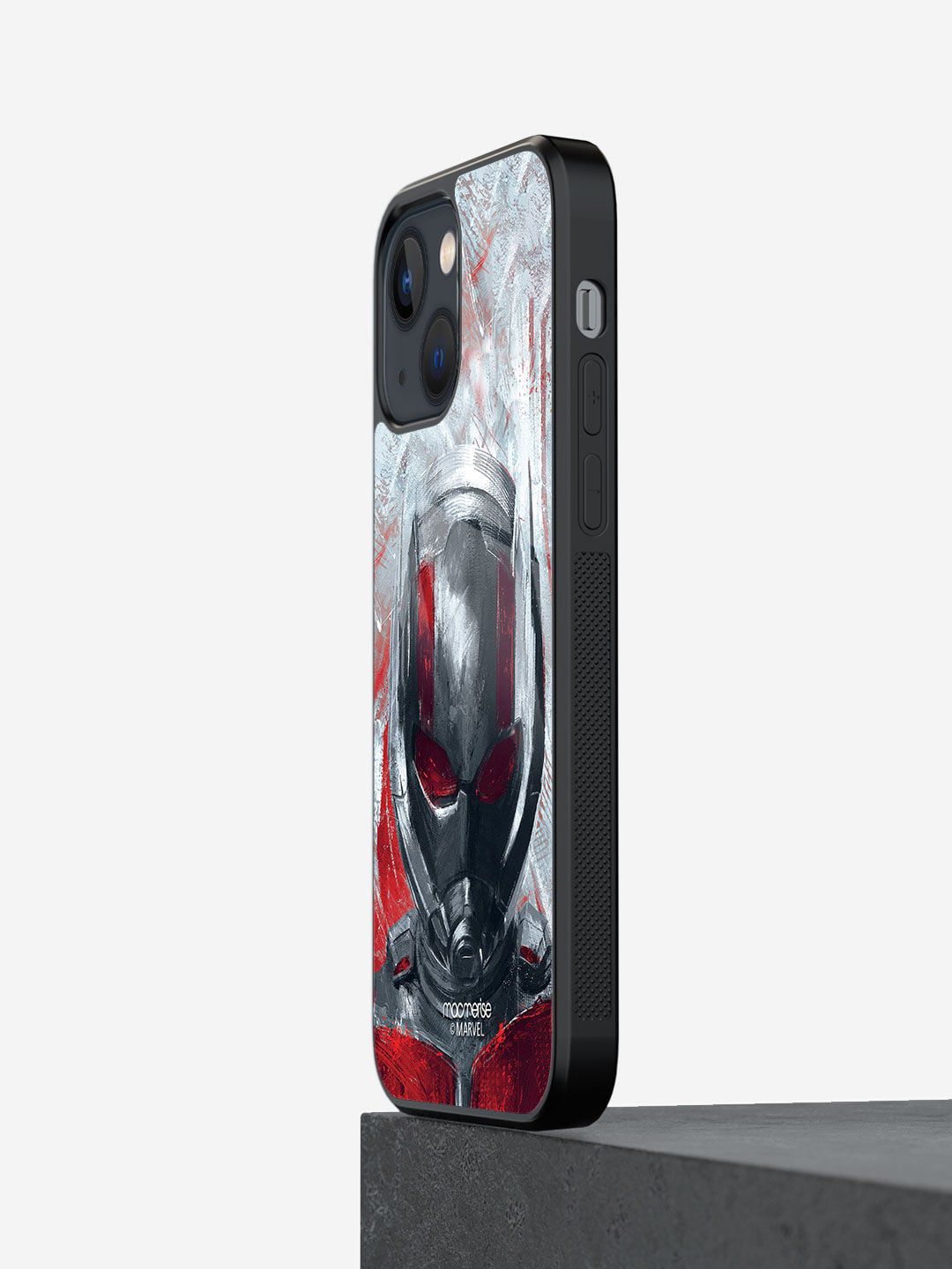 macmerise Red & Grey Printed Iphone 13 Mini Back Case Price in India