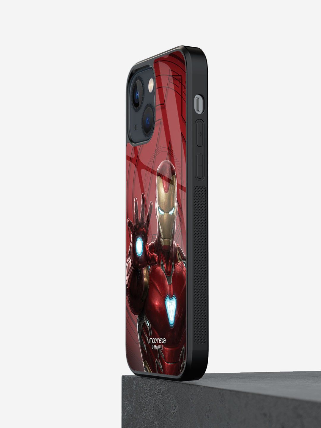 macmerise Red Iron man Printed Iphone 13 Mini Back Case Price in India