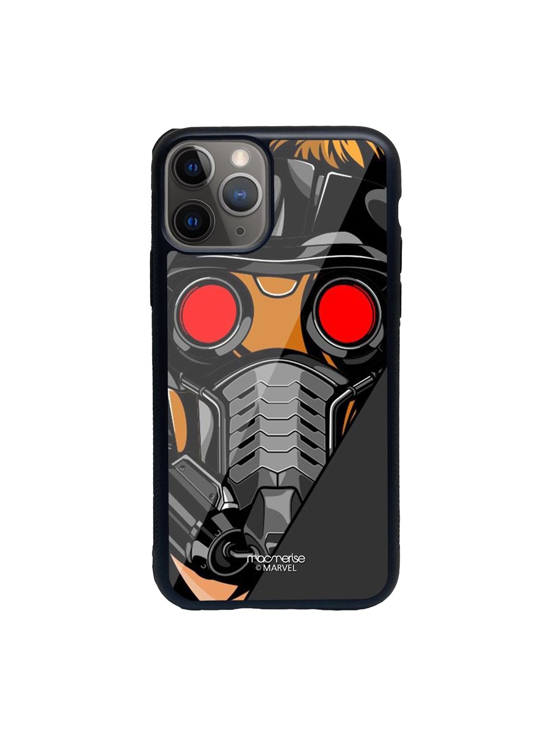 Macmerise Black Legendary Star Lord Printed  iPhone 11 Pro Back Case Price in India