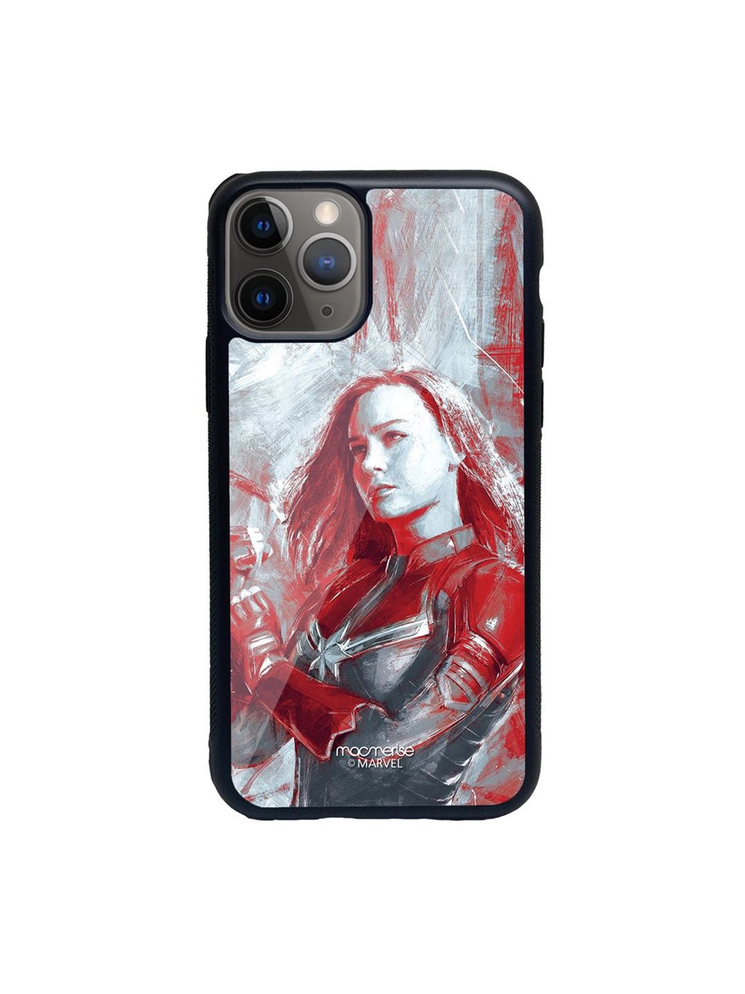 macmerise Red Printed Iphone 11 Pro Max Back Case Price in India