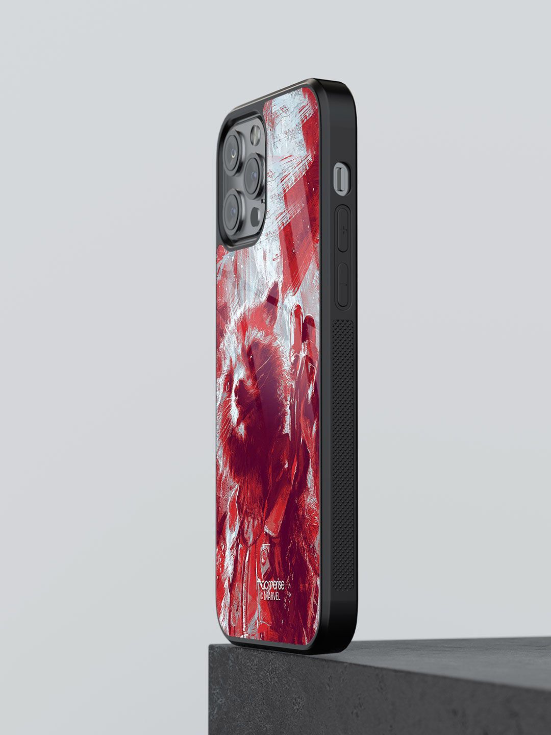 macmerise Red Abstract Printed iPhone 12 Pro Phone Case Price in India