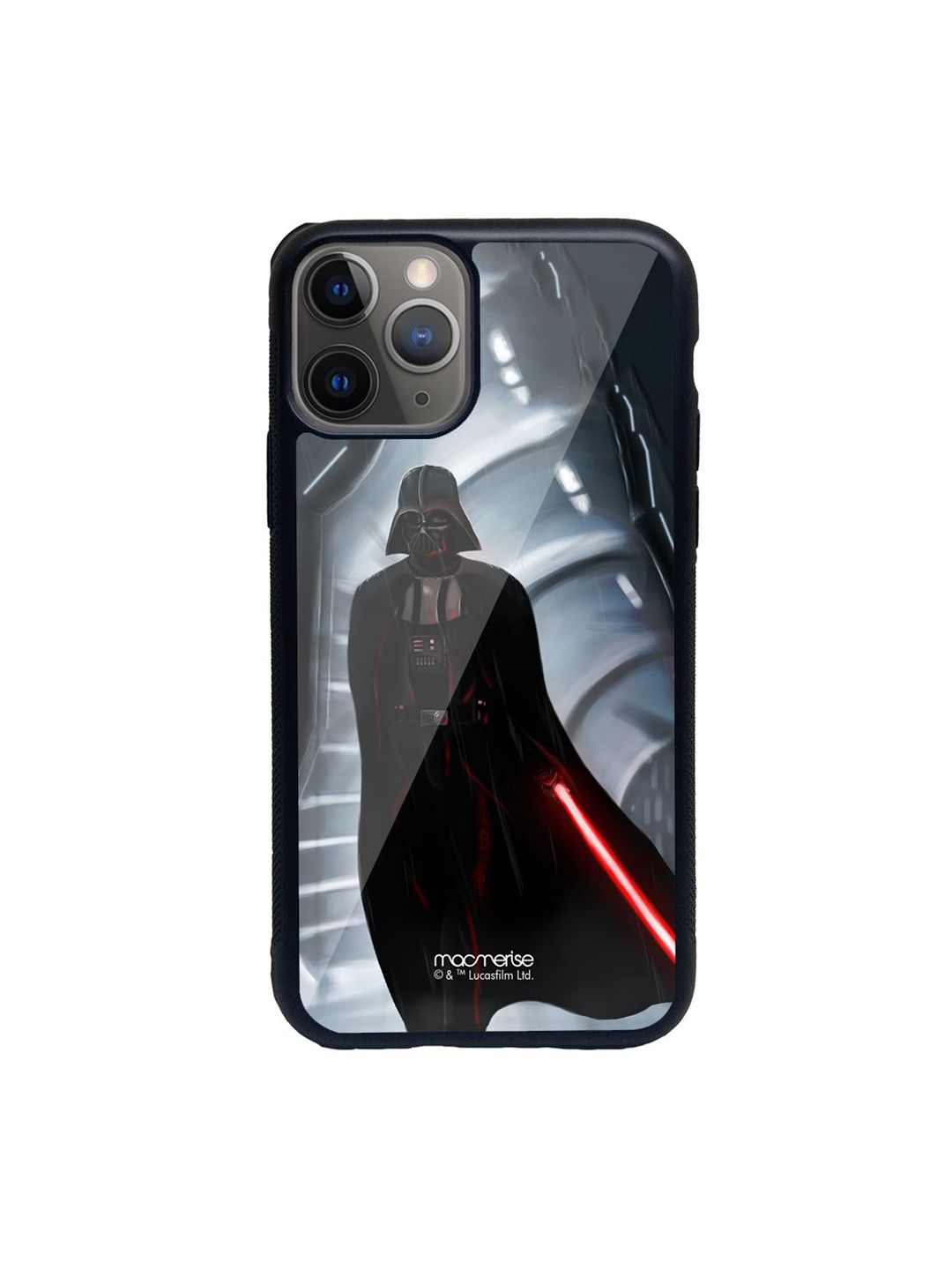 macmerise Black & Grey Vader Walk iPhone 11 Pro Max Back Case Price in India