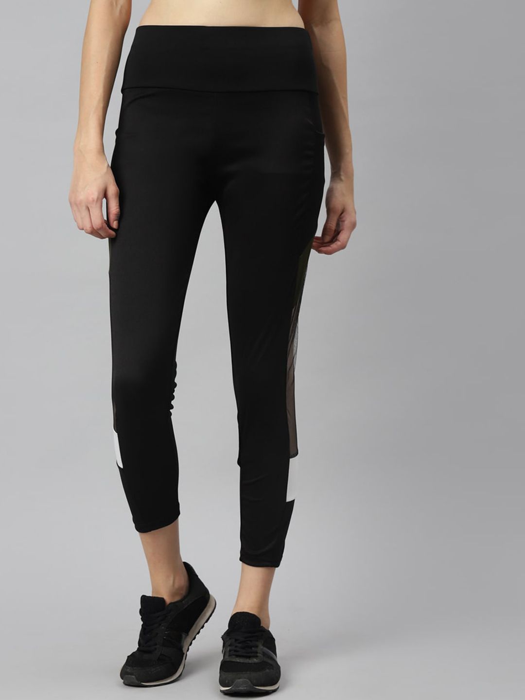 Aarika Women Black Solid Rapid Dry Slim Fit Track Pant Price in India