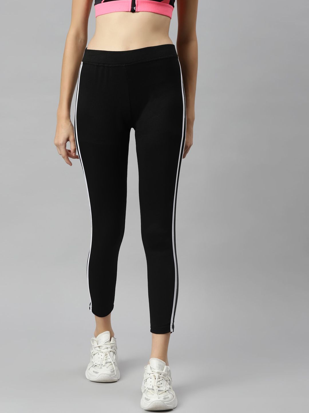 Aarika Women Black Solid Tights Price in India