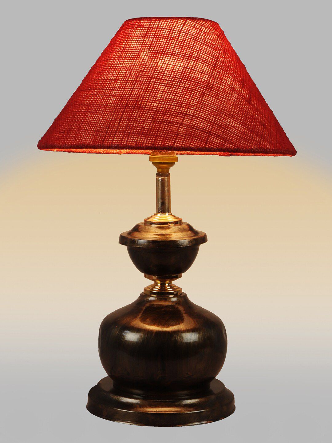 foziq Copper Textured Table Lamp Price in India