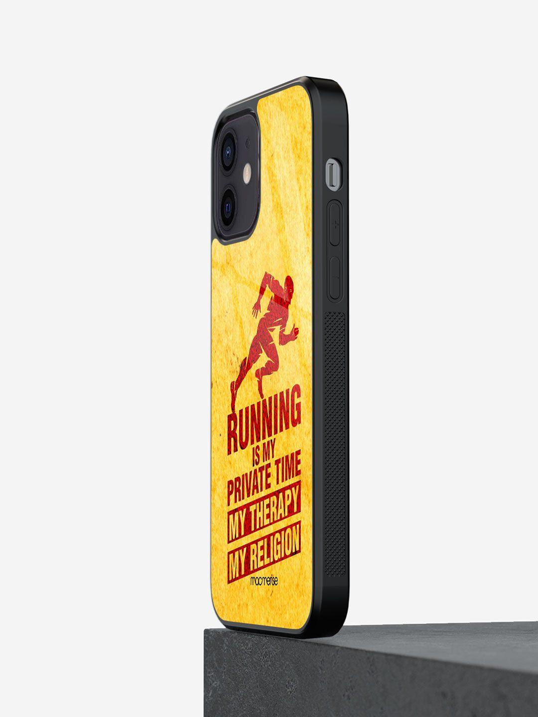 macmerise Yellow And Red Typography Print iPhone 12 Mini Back Case Price in India