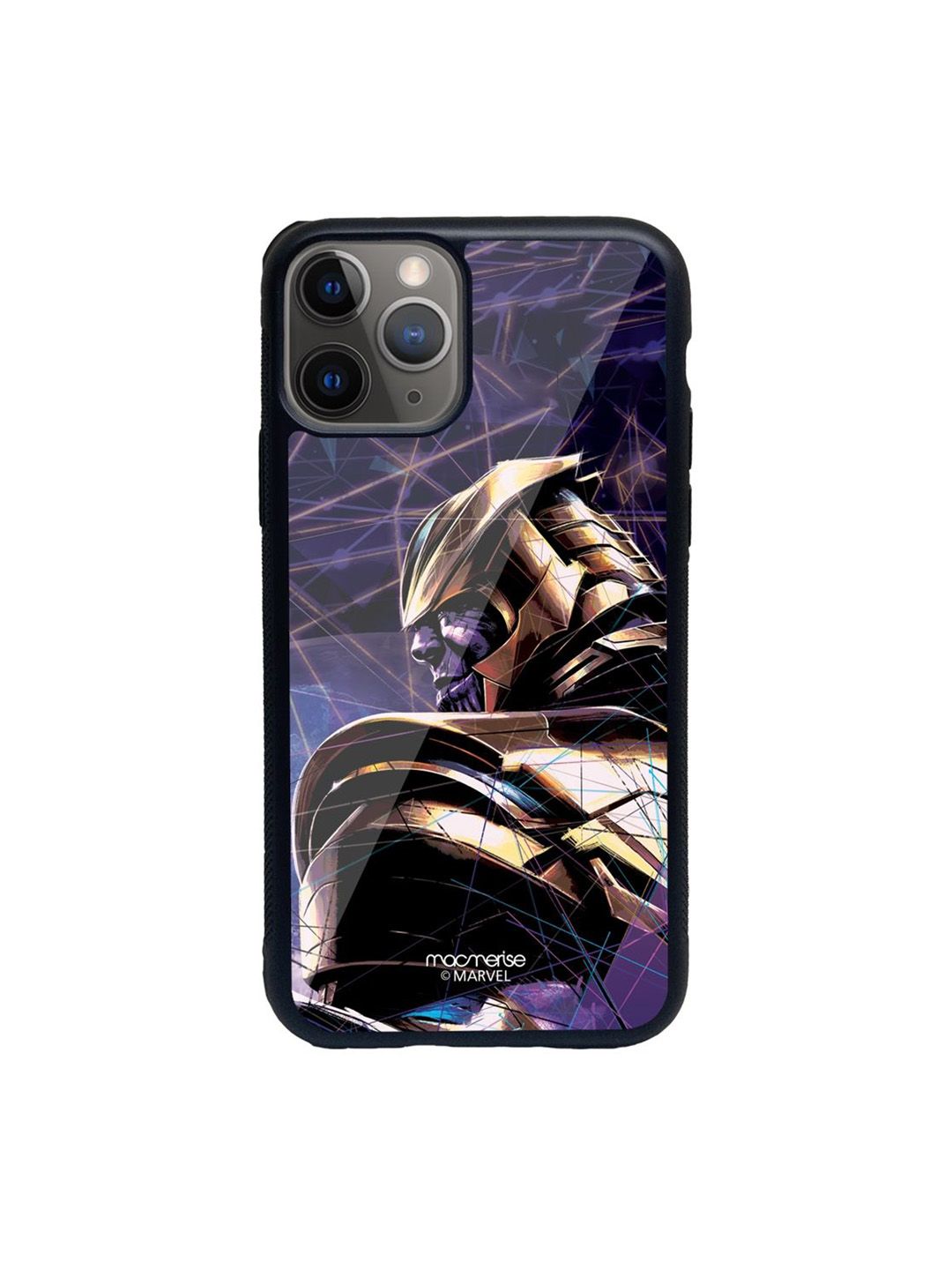 macmerise Purple Printed Iphone 11 Pro Back Case Price in India