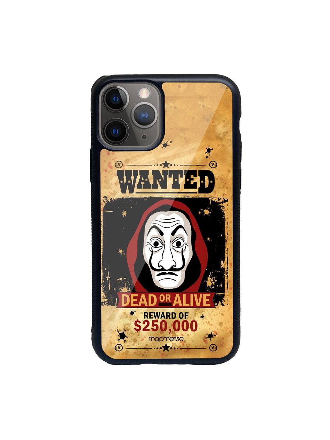 macmerise Beige And Red Printed iPhone 11 Pro Max Mobile Phone Case Price in India
