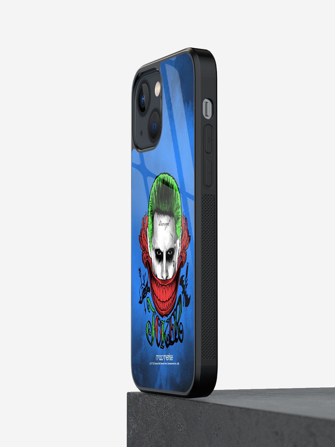 macmerise Blue Joker Printed Iphone 13 Mini Mobile Back Case Price in India