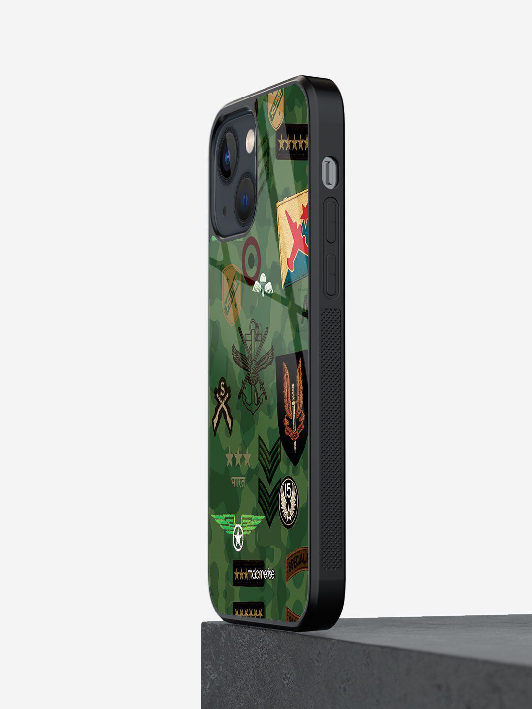 macmerise Green Printed Roger That iPhone 13 Back Case Price in India