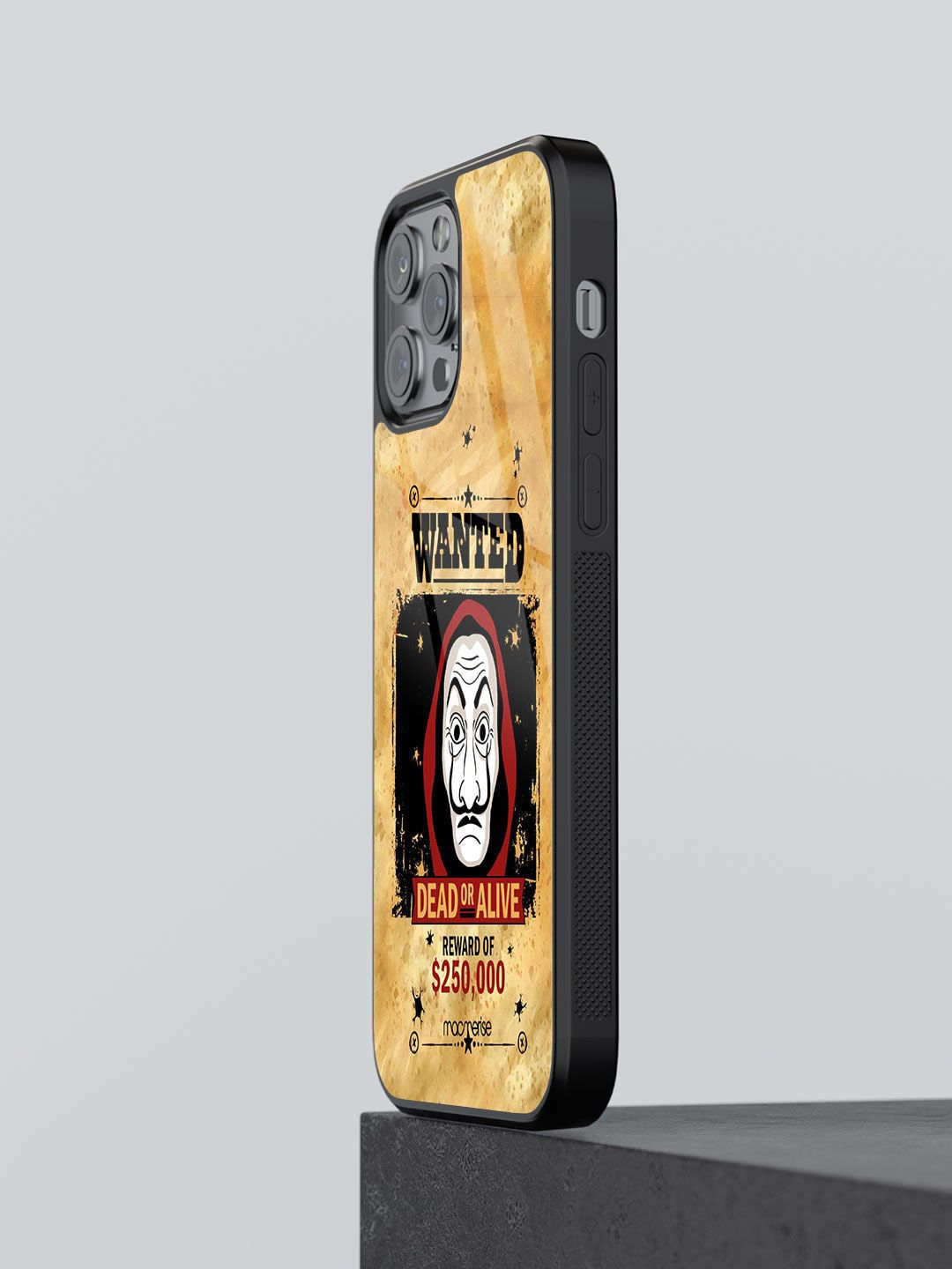 macmerise Yellow Printed Iphone 13 Pro Glass Phone Case Price in India