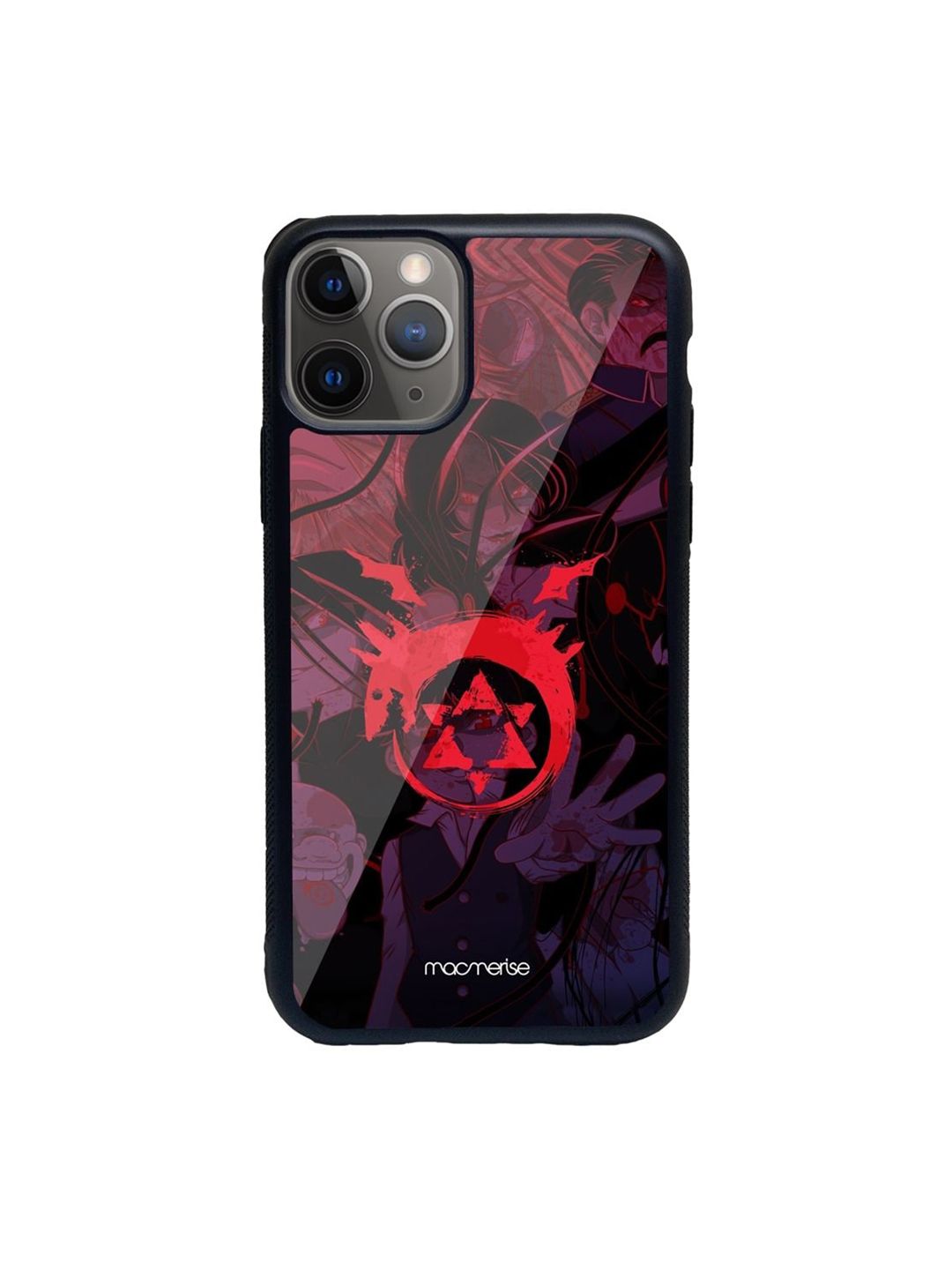 Macmerise Red Printed Iphone 11 Pro Max Mobile Back Case Price in India