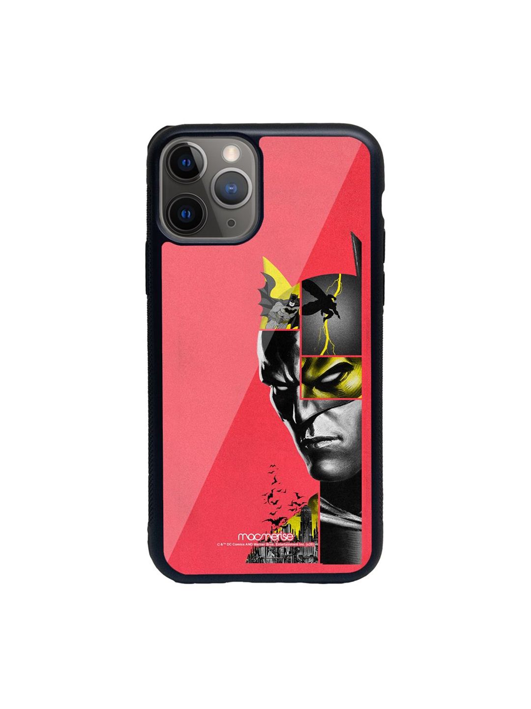 Macmerise Red Printed Bat Collage iPhone 11 Pro Back Case Price in India