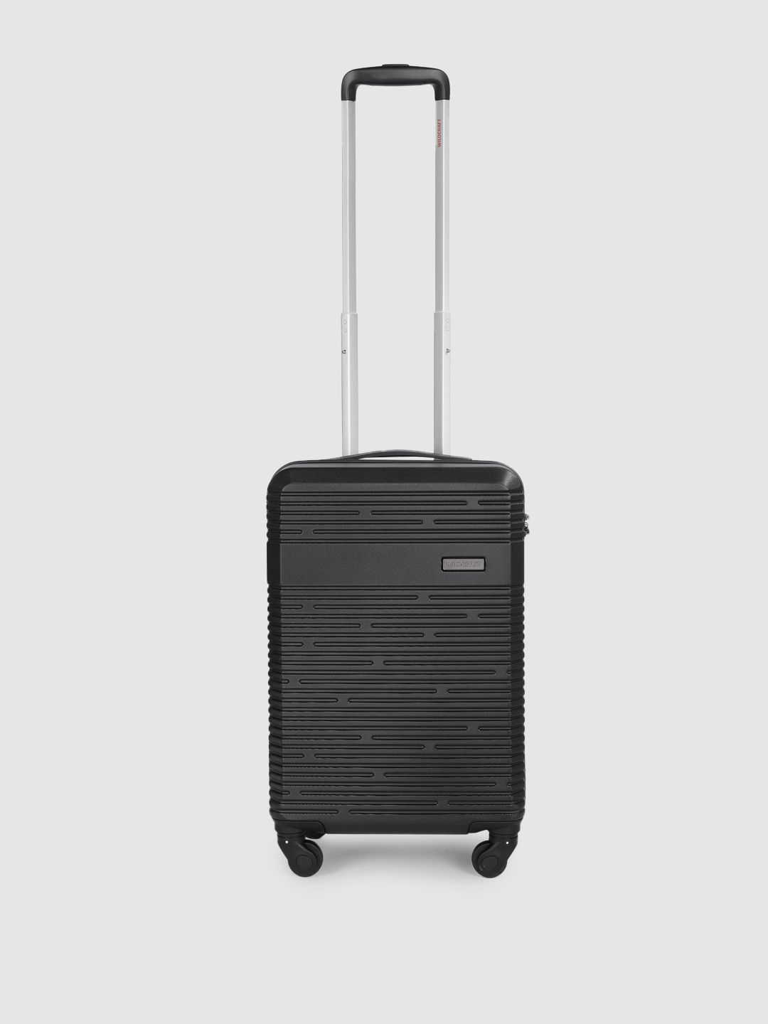 Wildcraft Black Textured Gypsos Cabin Trolley Suitcase