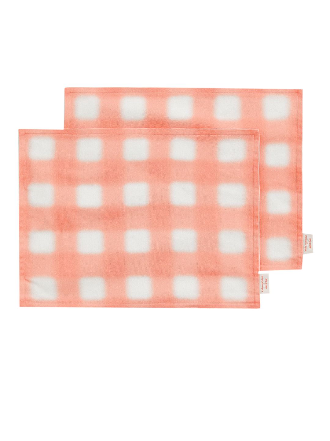 H&M Pink 2-Pack Checked Place Mats Price in India