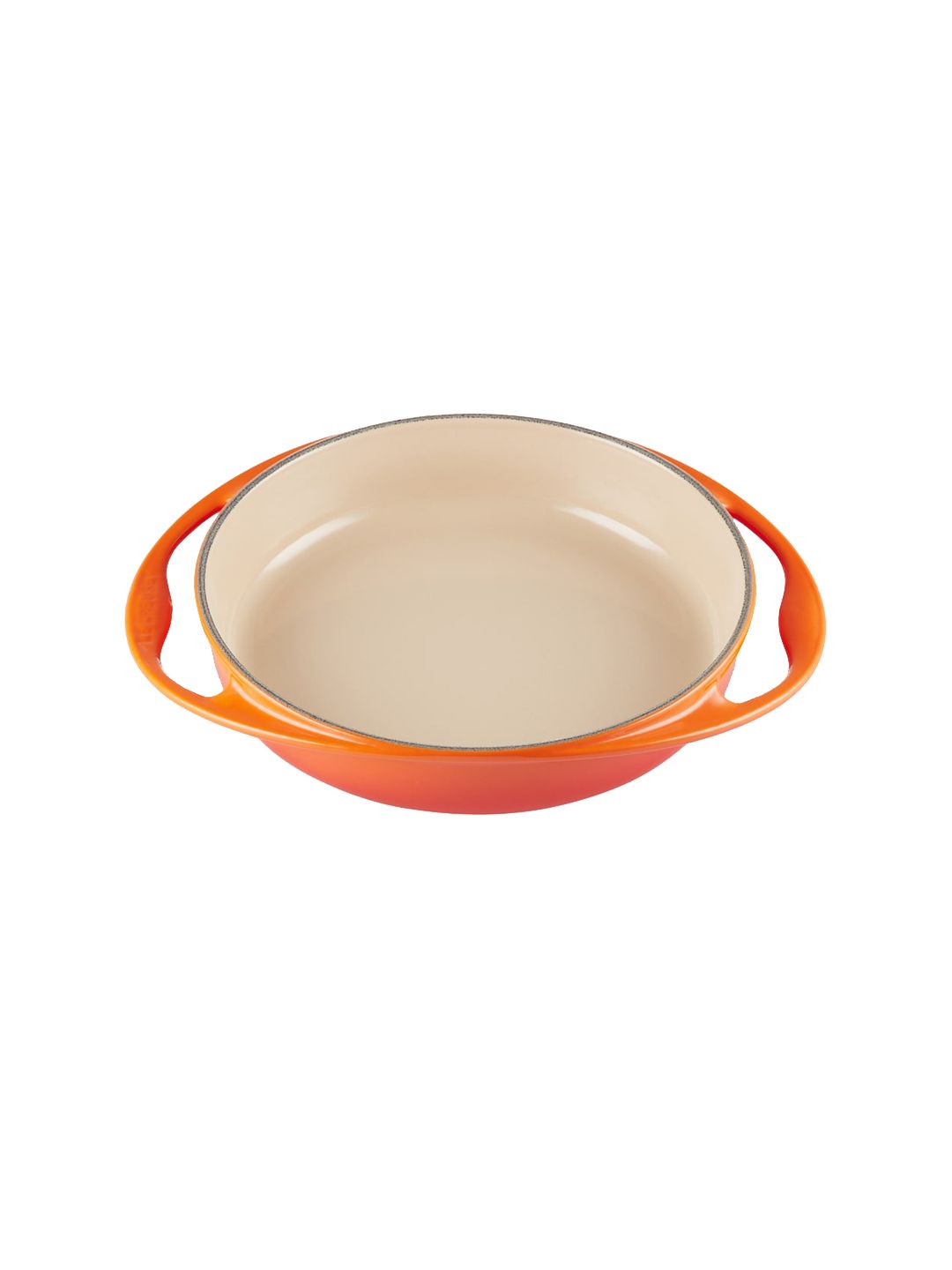 LE CREUSET Orange Solid Round Cookware Price in India