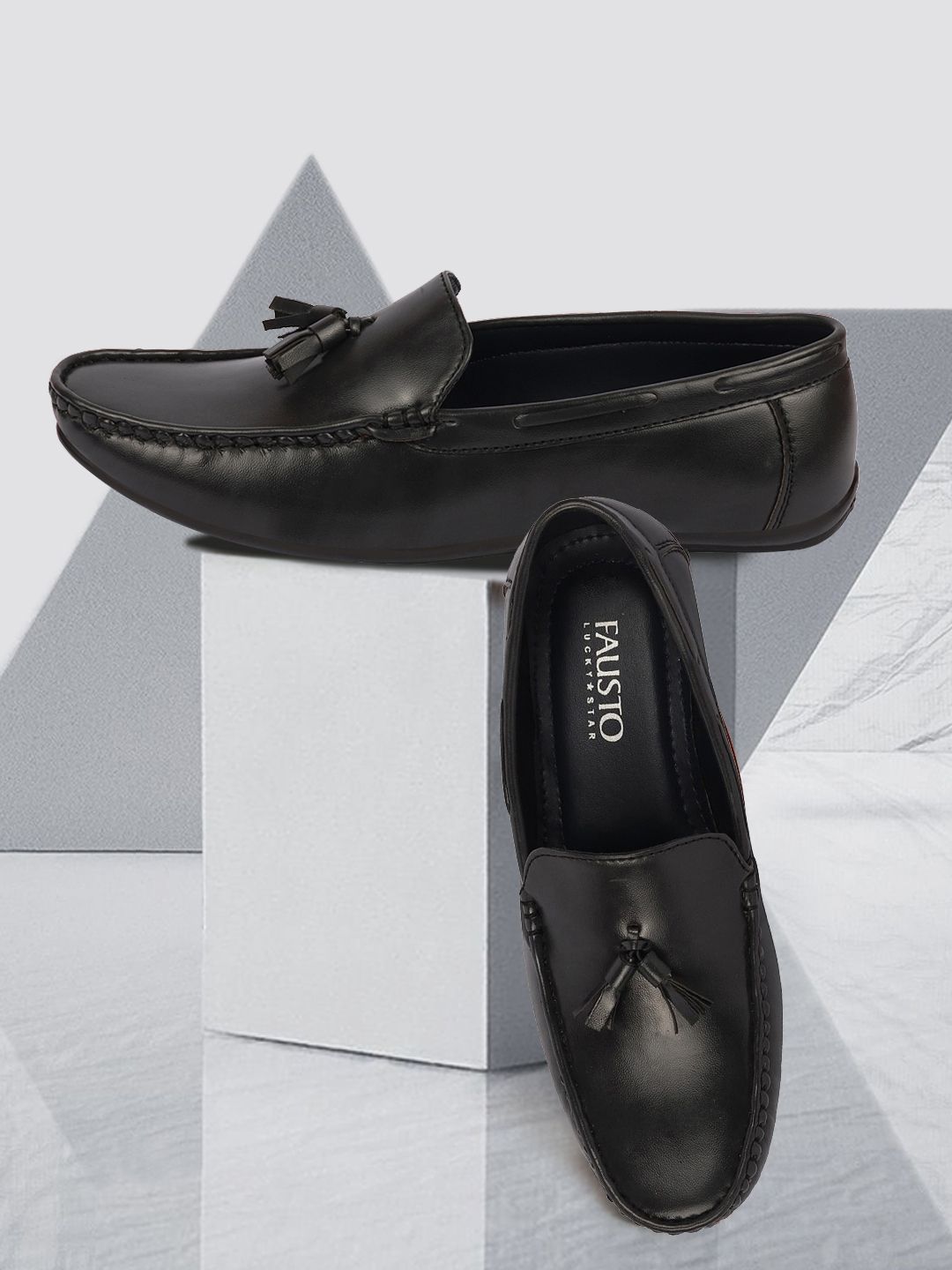 FAUSTO Men PU Loafers