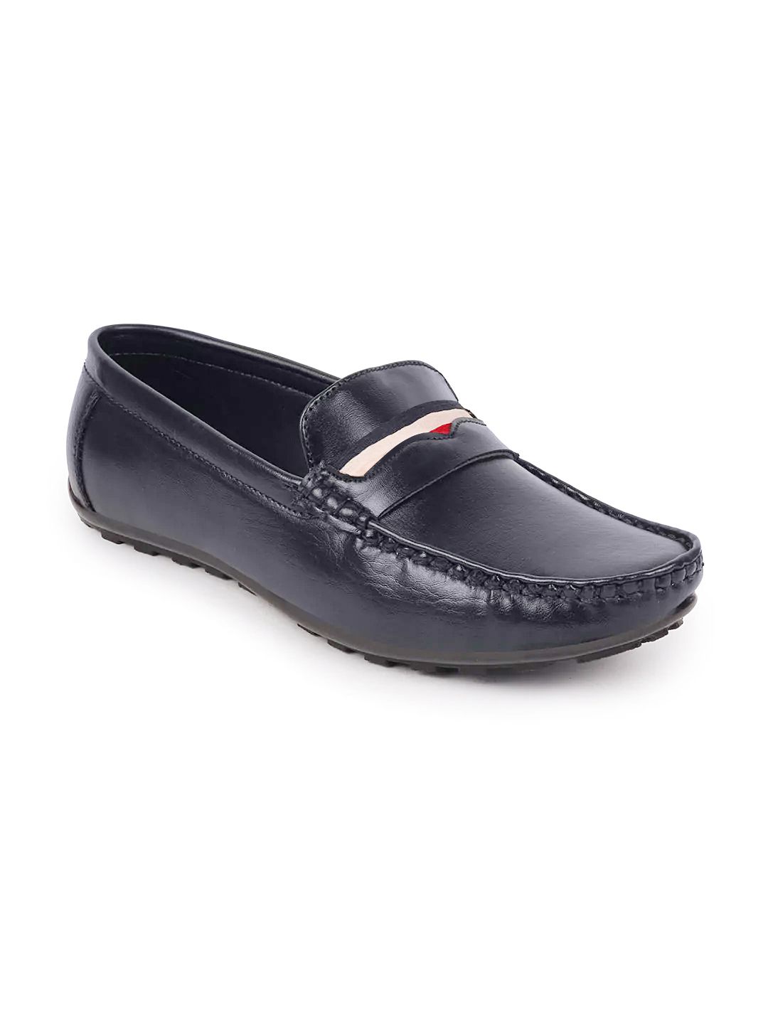 FAUSTO Men Black Loafers