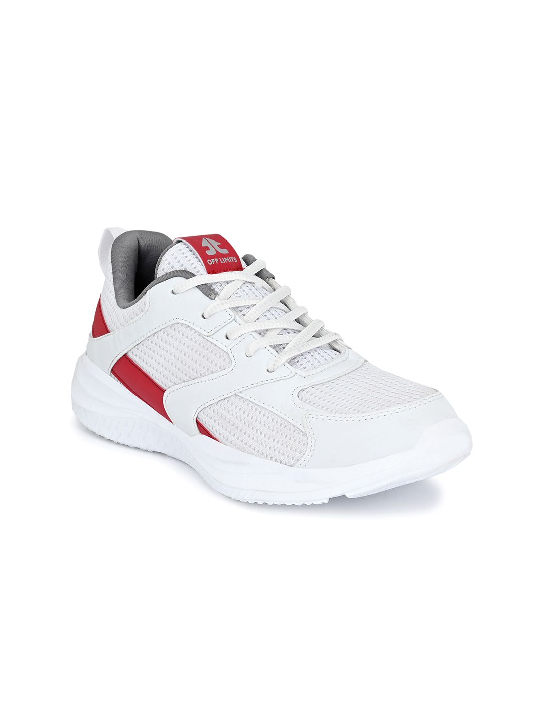 OFF LIMITS Women White Mesh Running Non-Marking Shoes Price in India