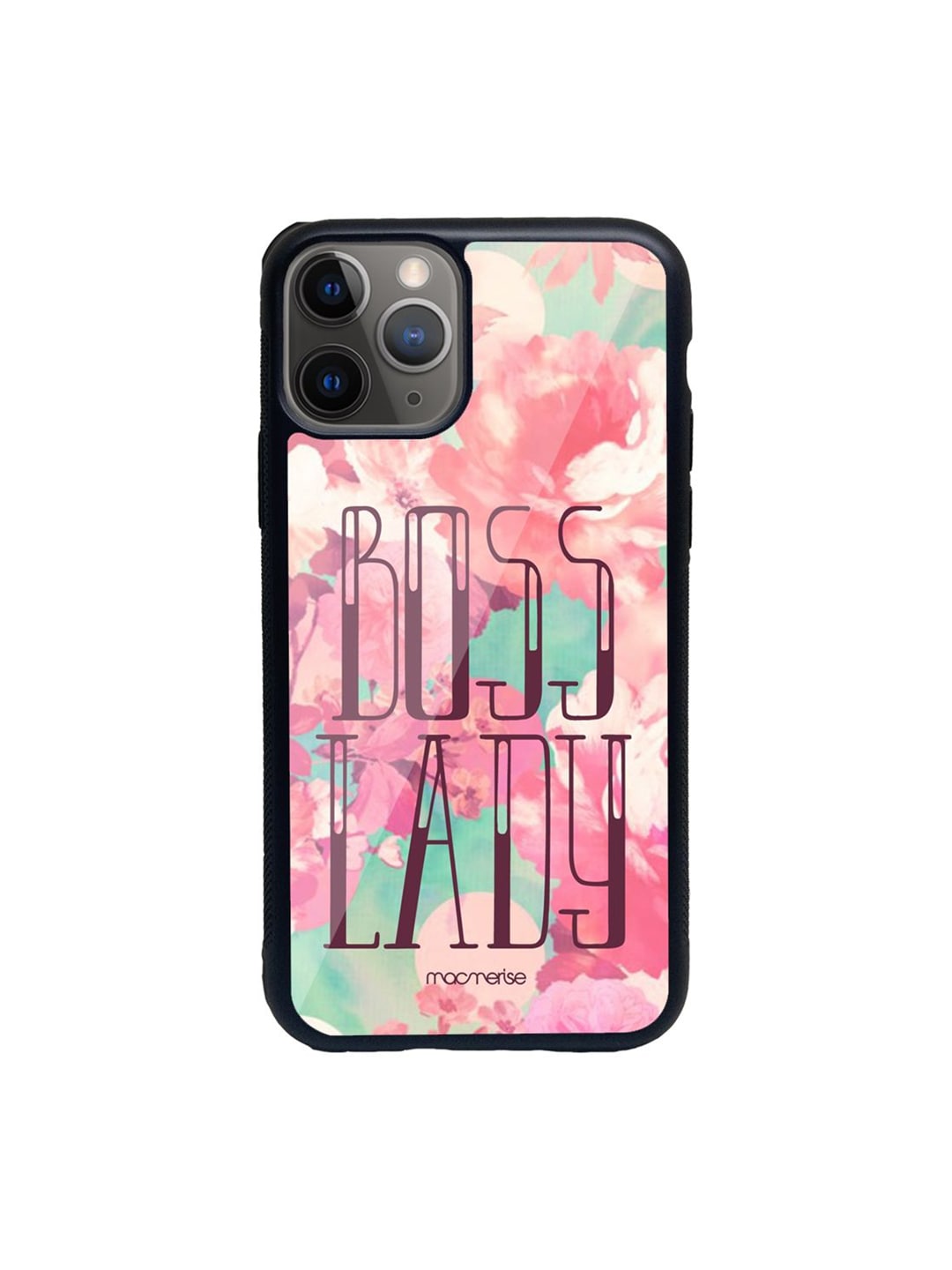 macmerise Pink Printed Boss Lady iPhone 11 Pro Back Case Price in India