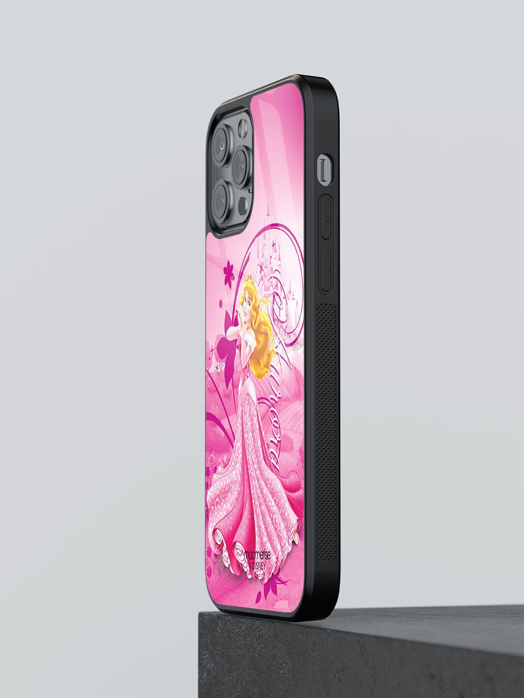 macmerise Pink Printed Aurora iPhone 12 Pro Back Case Price in India
