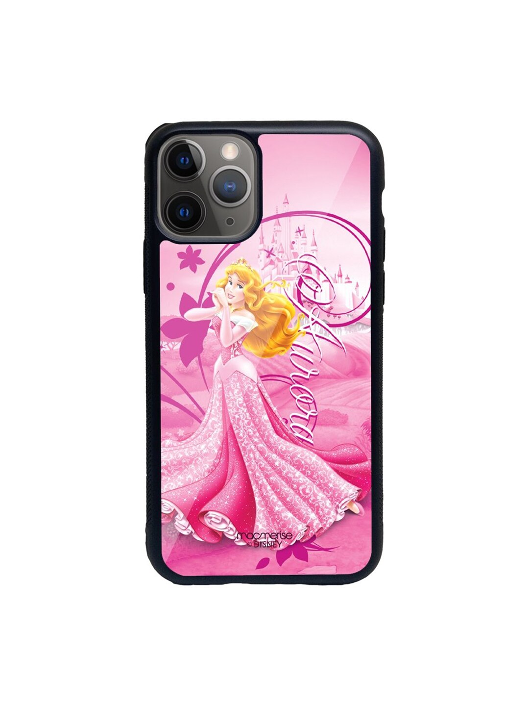 macmerise Pink Printed Aurora iPhone 11 Pro Back Case Price in India