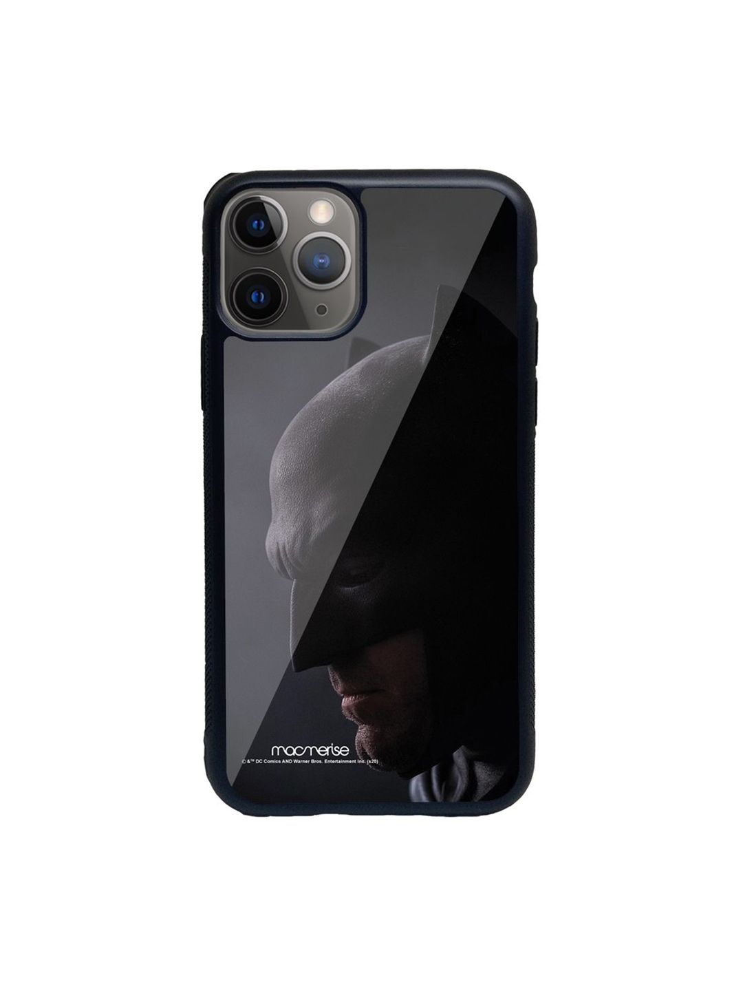 macmerise Black Printed Brutal Batman iPhone 11 Pro Back Case Price in India