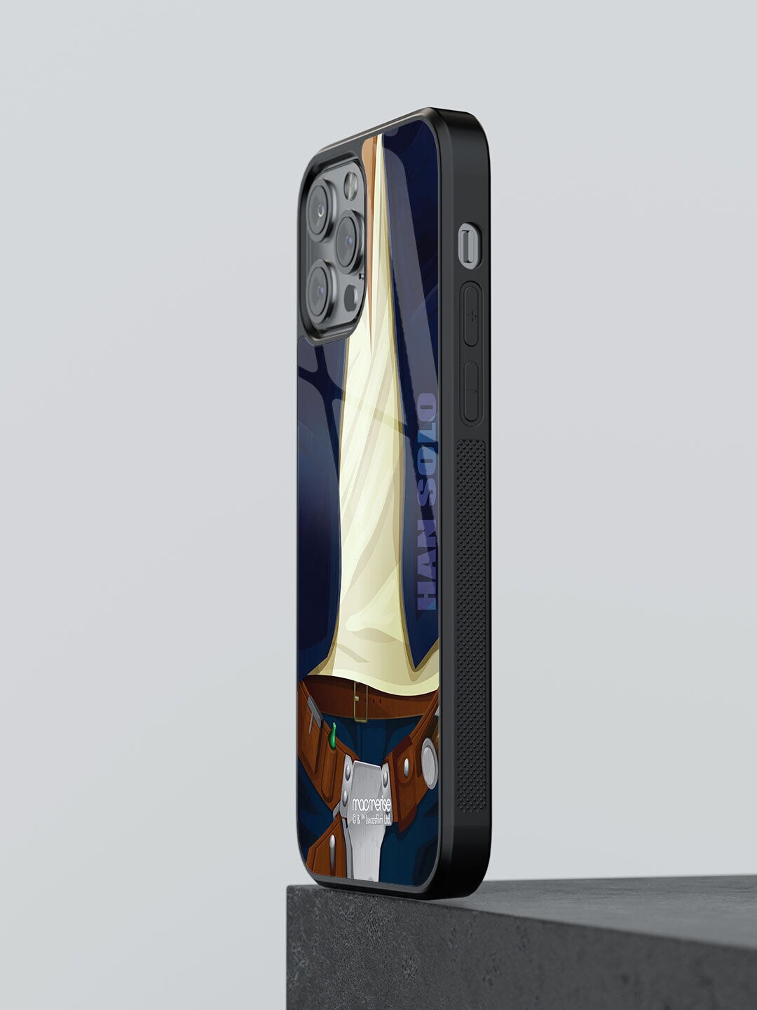 macmerise Blue Printed Attire Han iPhone 12 Pro Max Back Case Price in India
