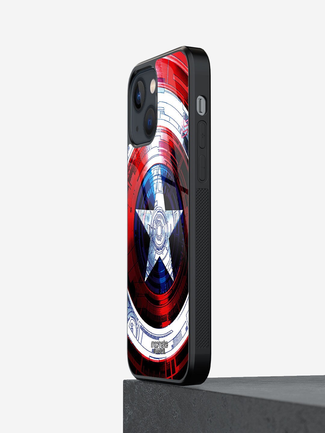 macmerise Red Printed Captains Shield Decoded iPhone 13 Back Case Price in India