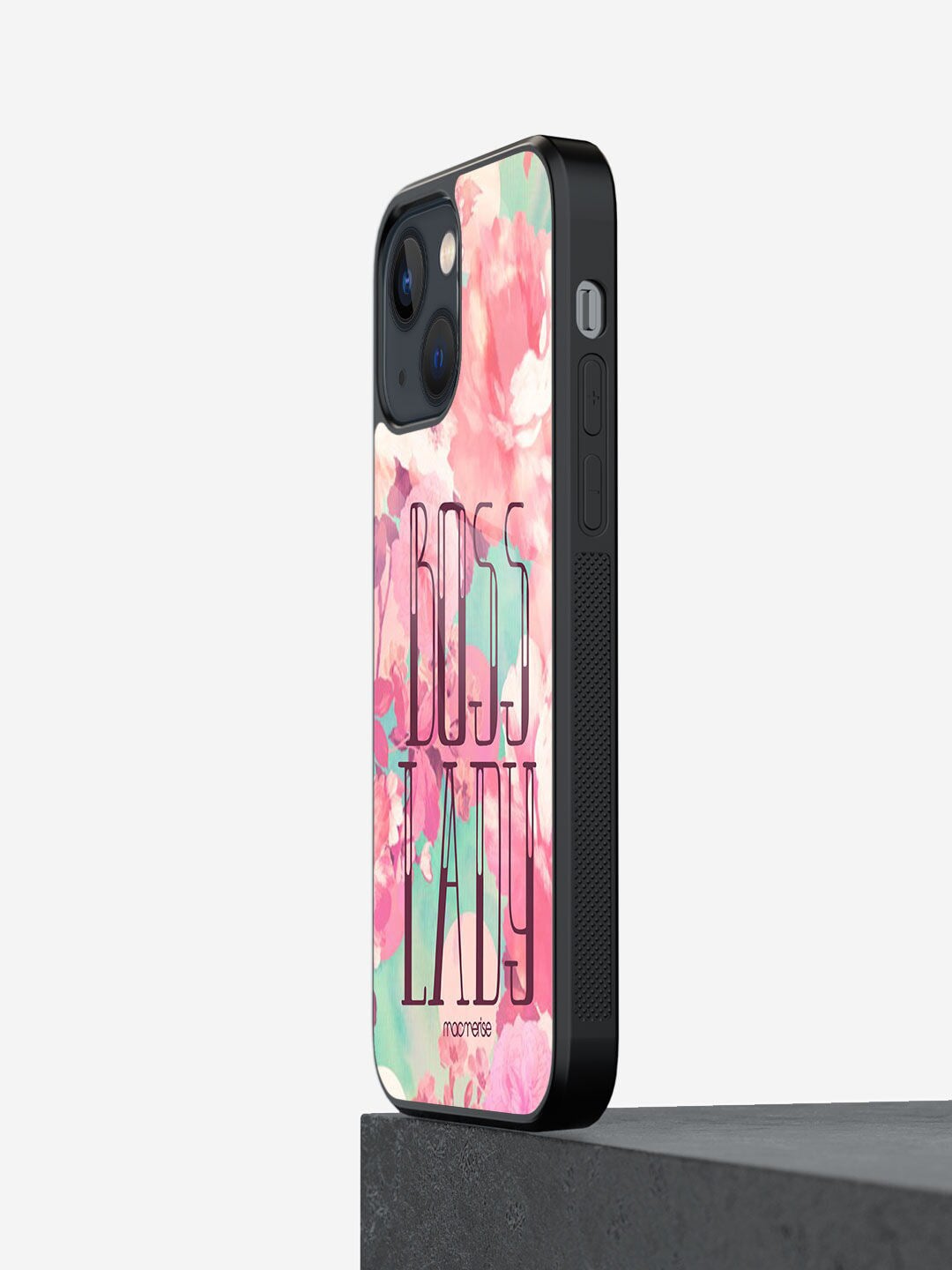 macmerise Pink Boss Lady Printed iPhone 13 Mini Back Cover Price in India