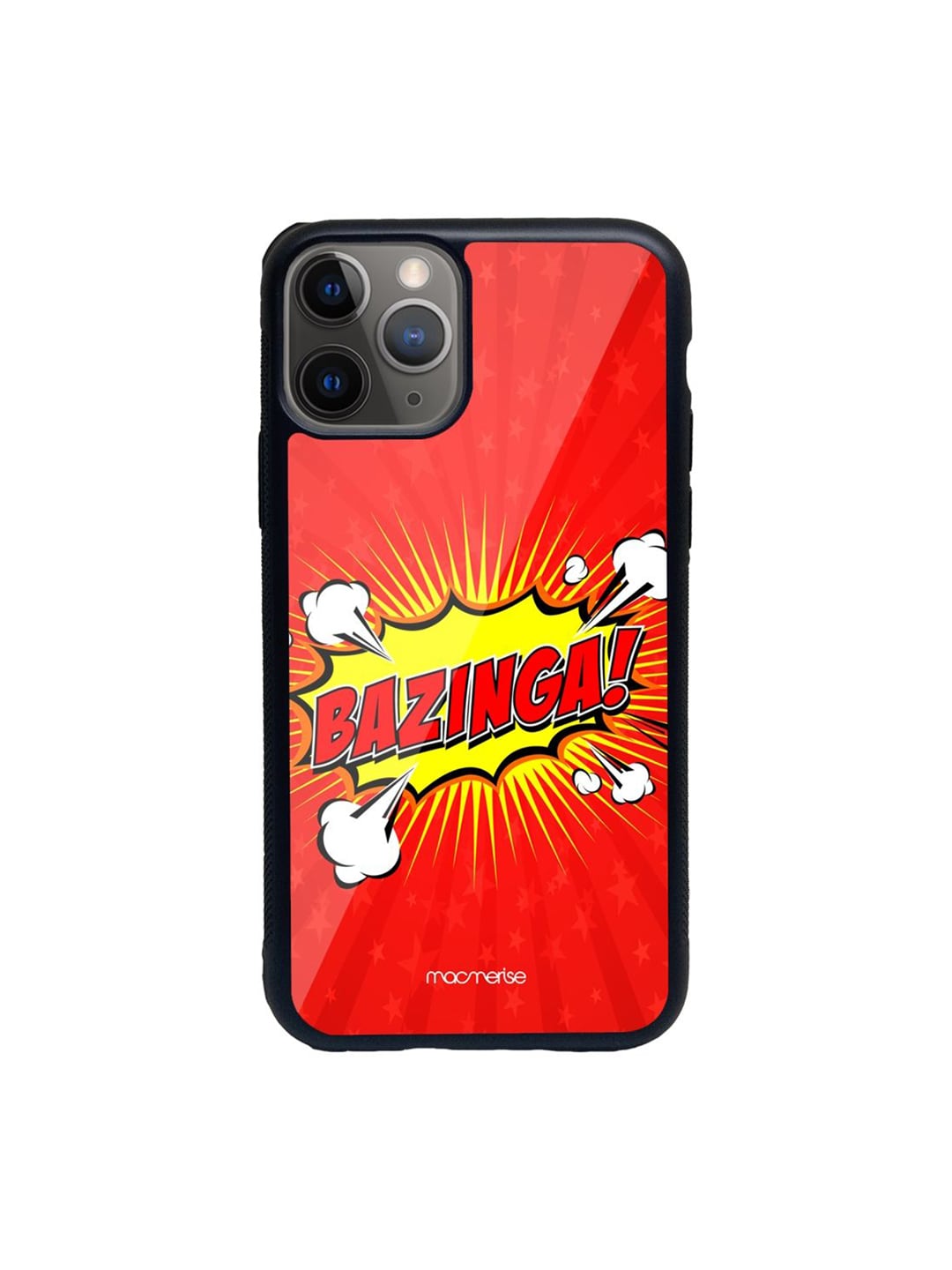 macmerise Red Printed Iphone 11 Pro Max Back Case Price in India