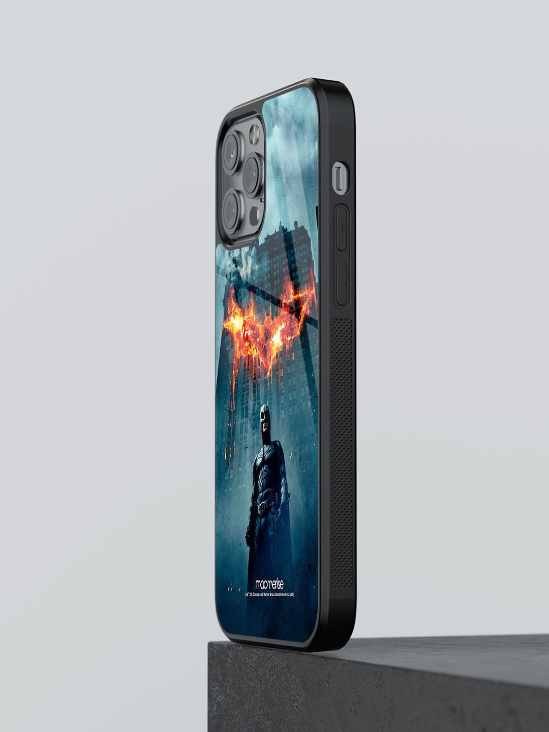 macmerise Blue Printed Batman Stance iPhone 12 Pro Max Back Case Price in India