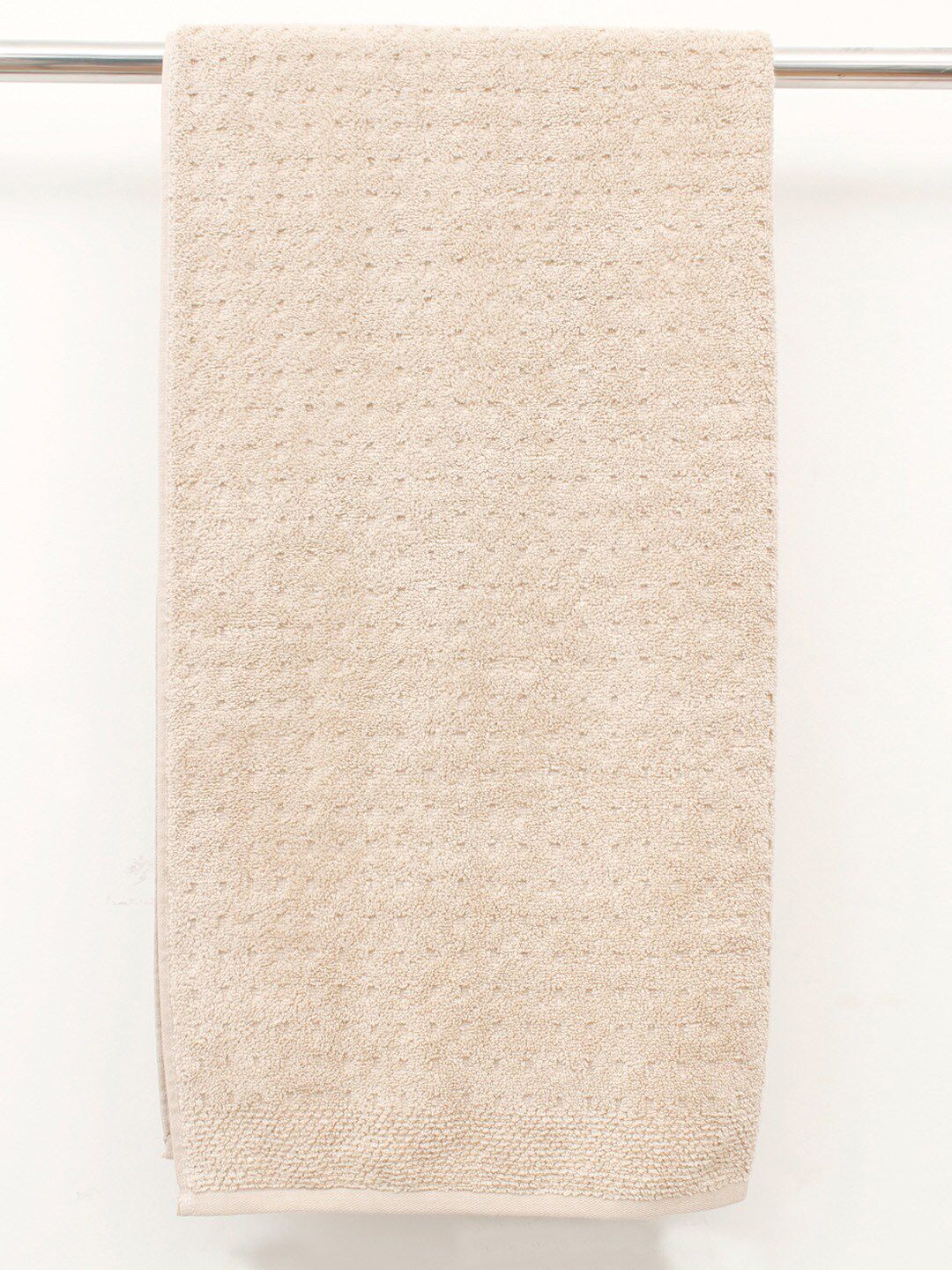 AVI Living Beige Cotton 550 GSM Bath Towels Price in India