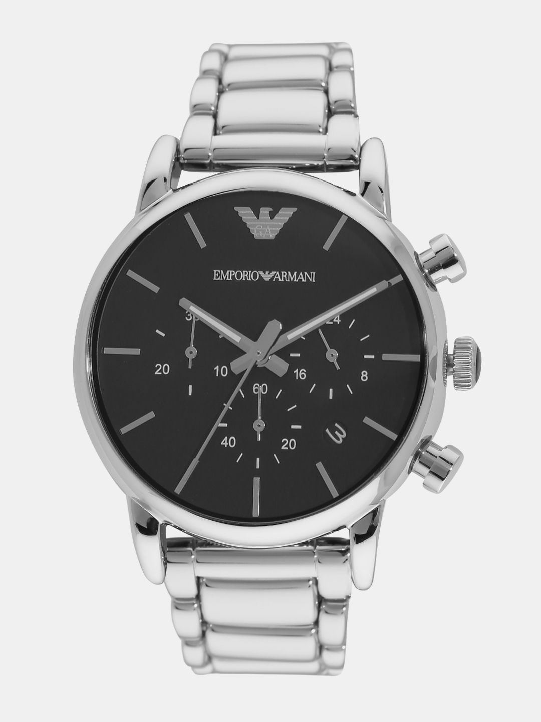 Buy Emporio Armani Men Charcoal Grey Analogue Watch AR1853I