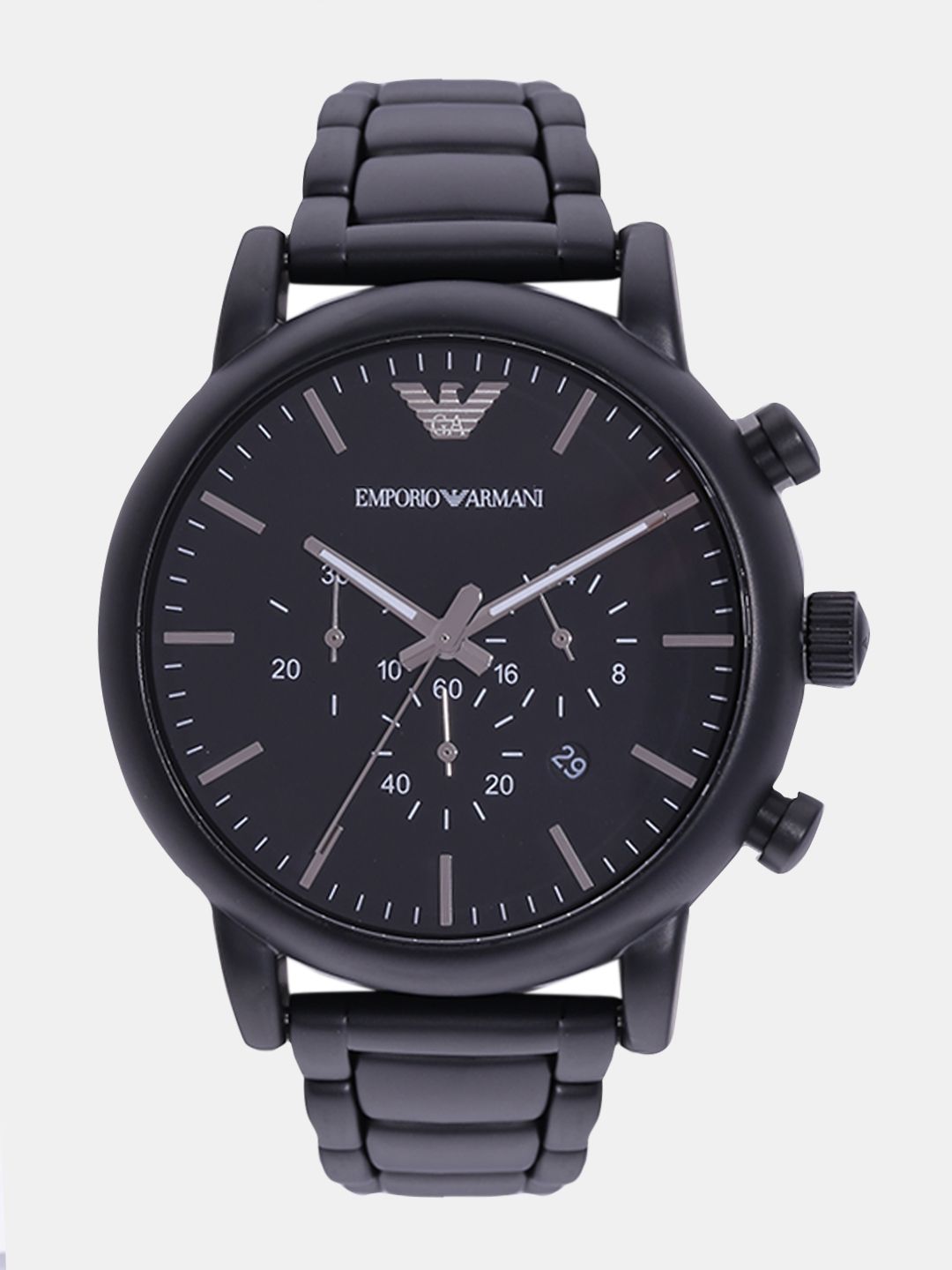 Emporio Armani Emporio Armani Men Black Chronograph Analogue Watch AR1895I