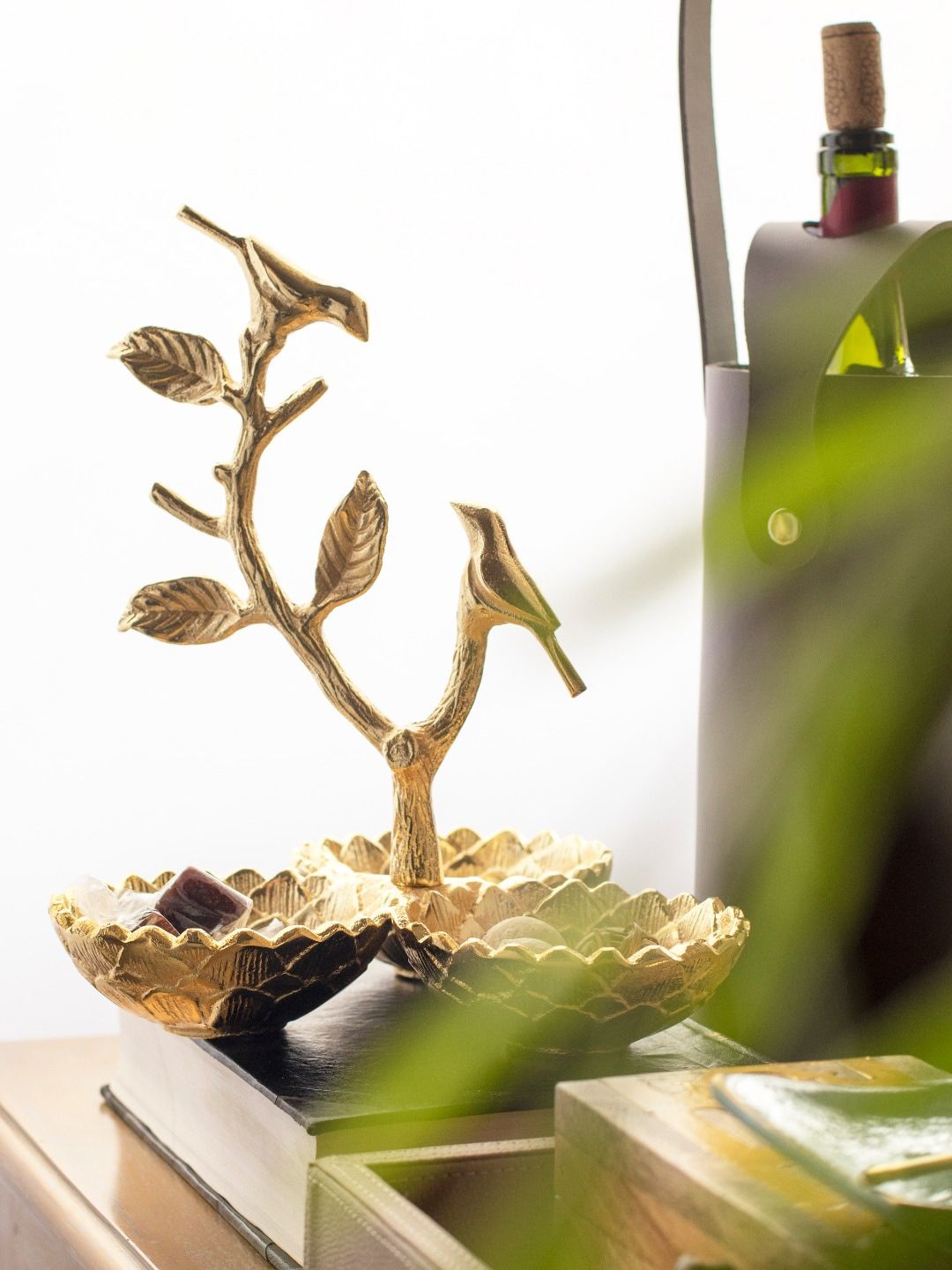 The 7 DeKor Gold-Toned Textured Serveware Price in India