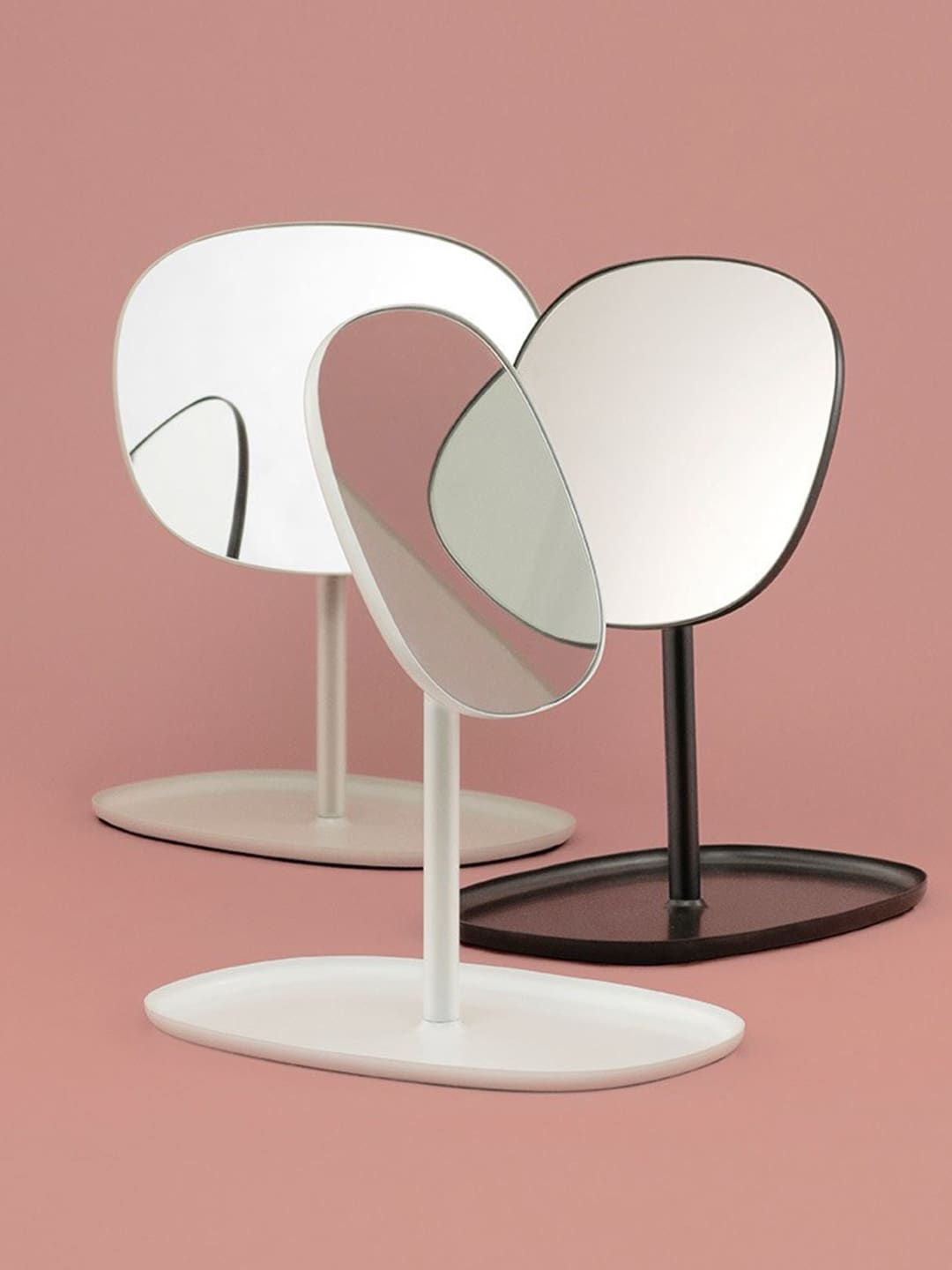 MARKET99 White Solid Light Up Table Top Mirror Price in India