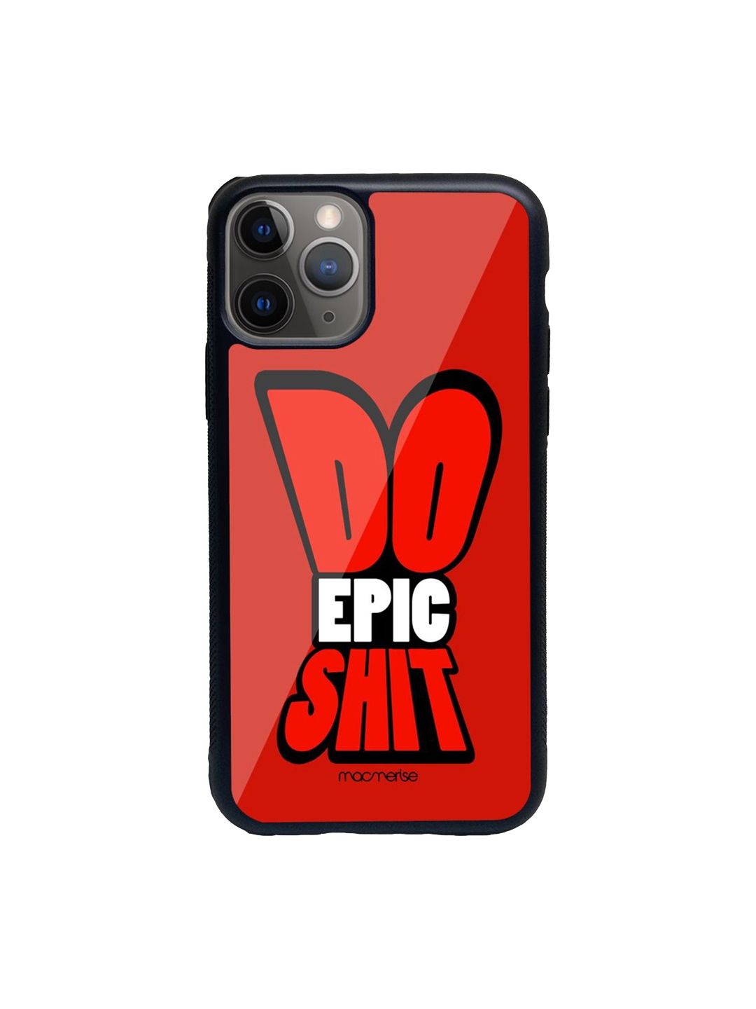 macmerise Red & White Printed iPhone 11 Pro Phone Cases Price in India
