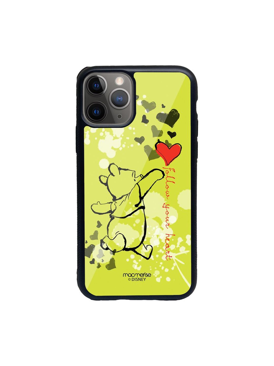 macmerise Lime Green Printed iPhone 11 Pro Phone Case Price in India