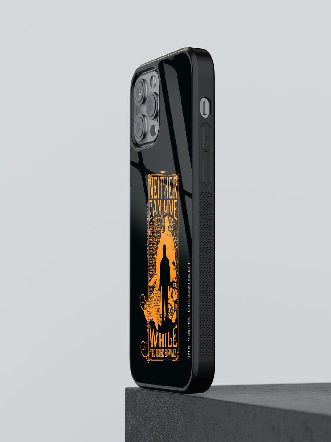 macmerise Black Harry Vs Voldemort  Printed iPhone 12 Pro Back Cover Price in India