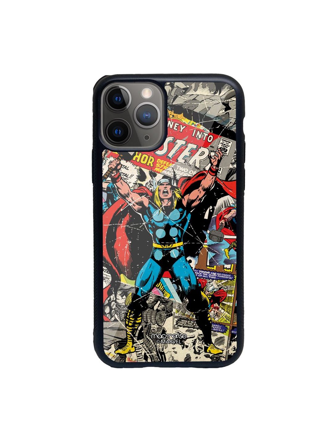 macmerise Blue & Grey Thor Printed iPhone 11 Pro Phone Case Price in India