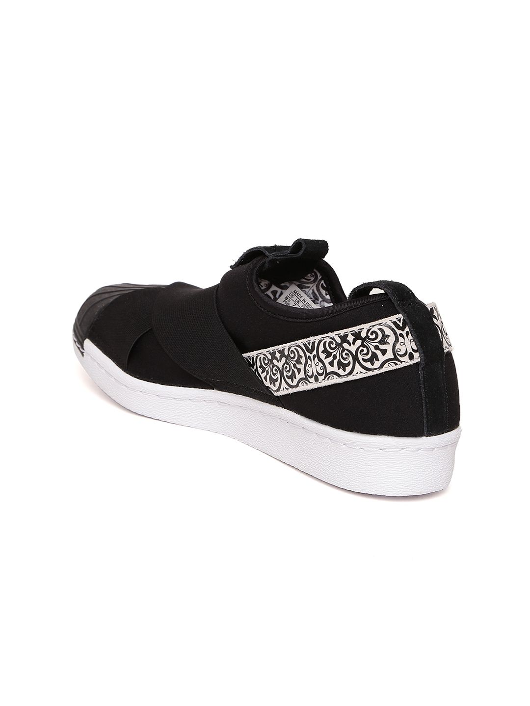 Buy ADIDAS Originals Women Black Superstar Slip-On Sneakers - Casual Shoes  for Women 1989328 | Myntra